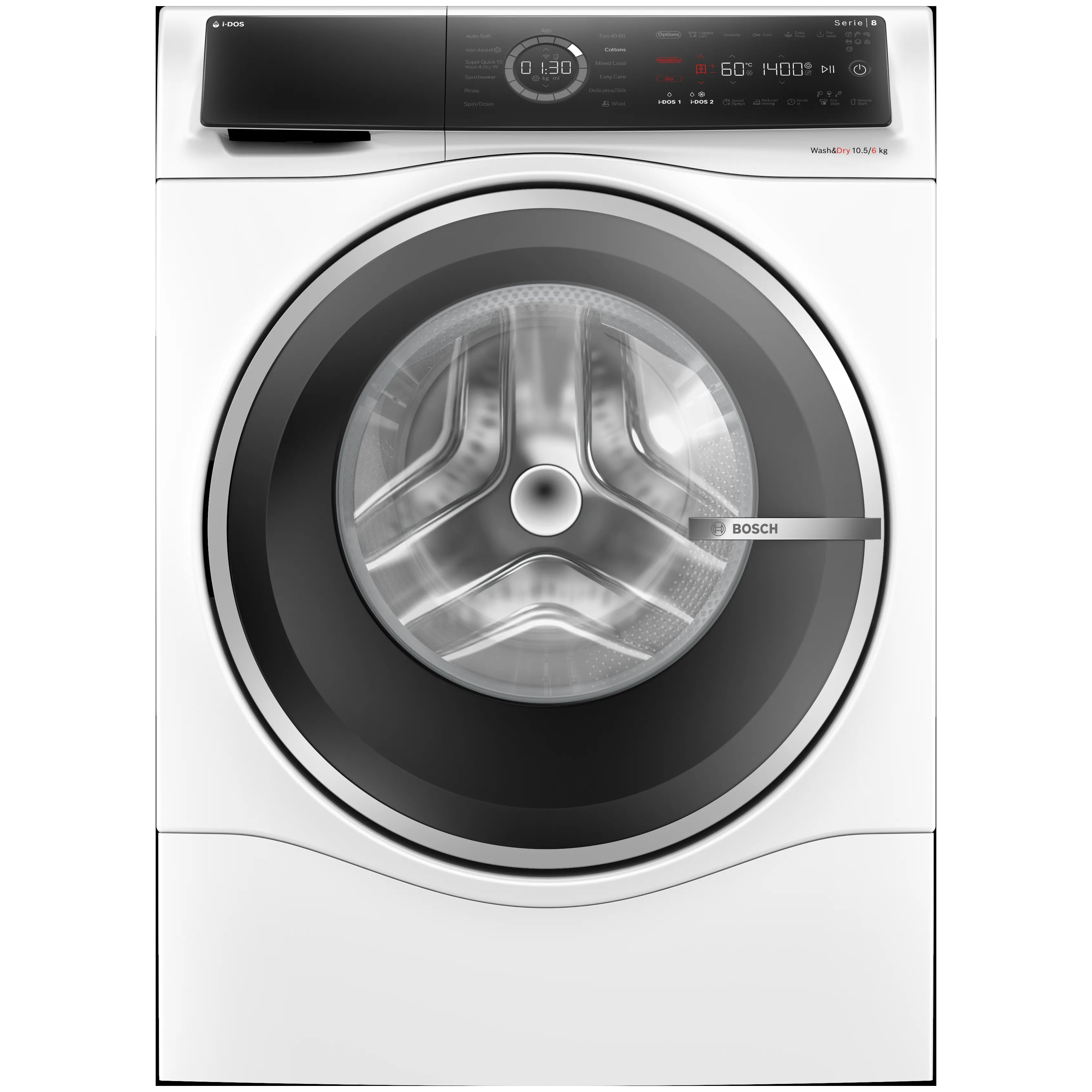 BOSCH WNC25410GB Series 8 Washer dryer 10.5/6 kg 1400 rpm