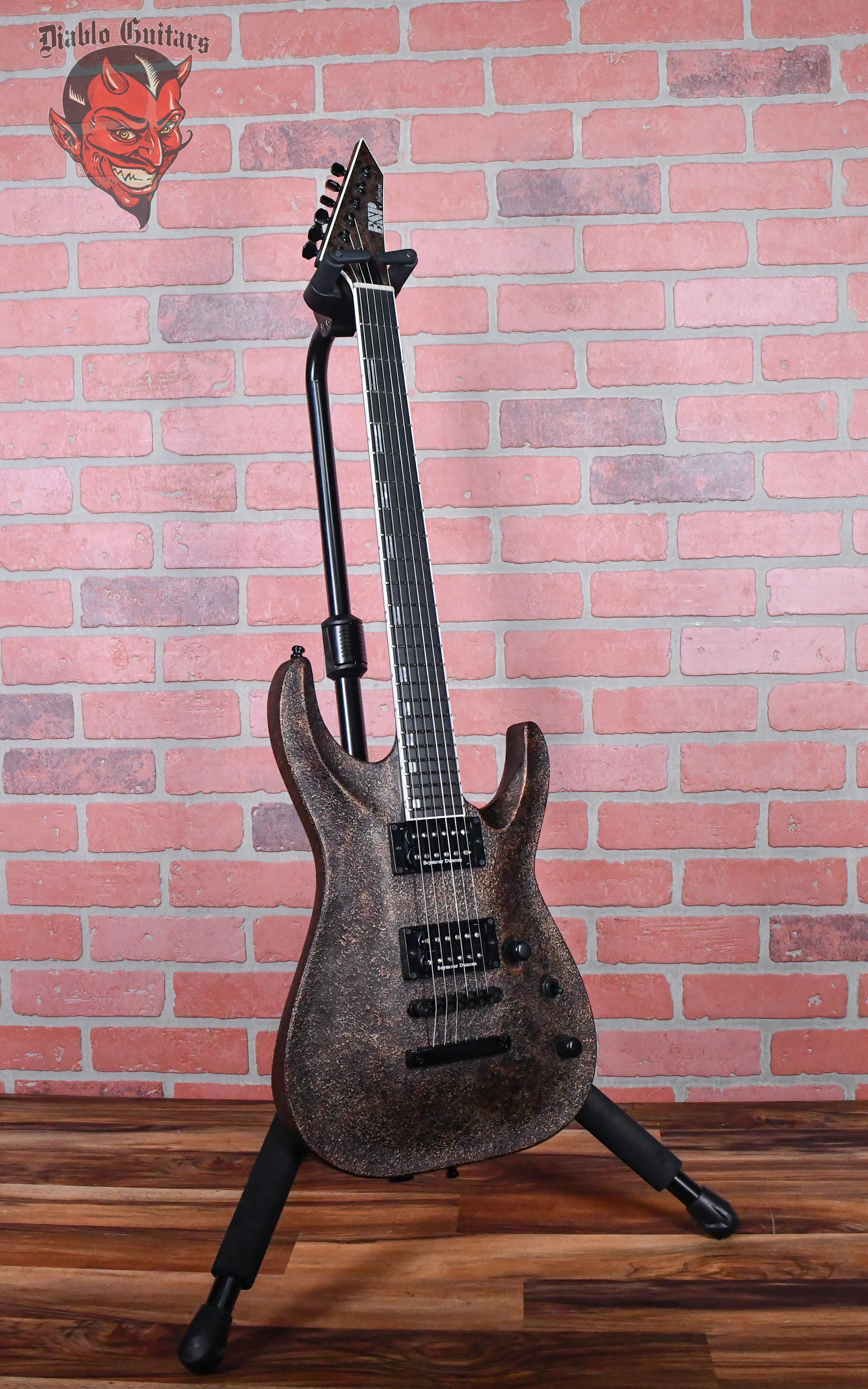 ESP Original Series Horizon II Custom Cast Metal Rusty Iron 2018 w/OHSC