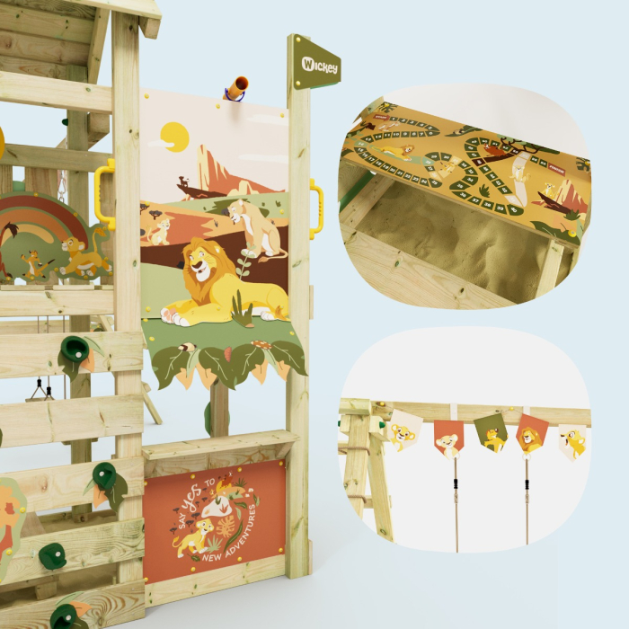 Disney's The Lion King Story climbing frame by Wickey