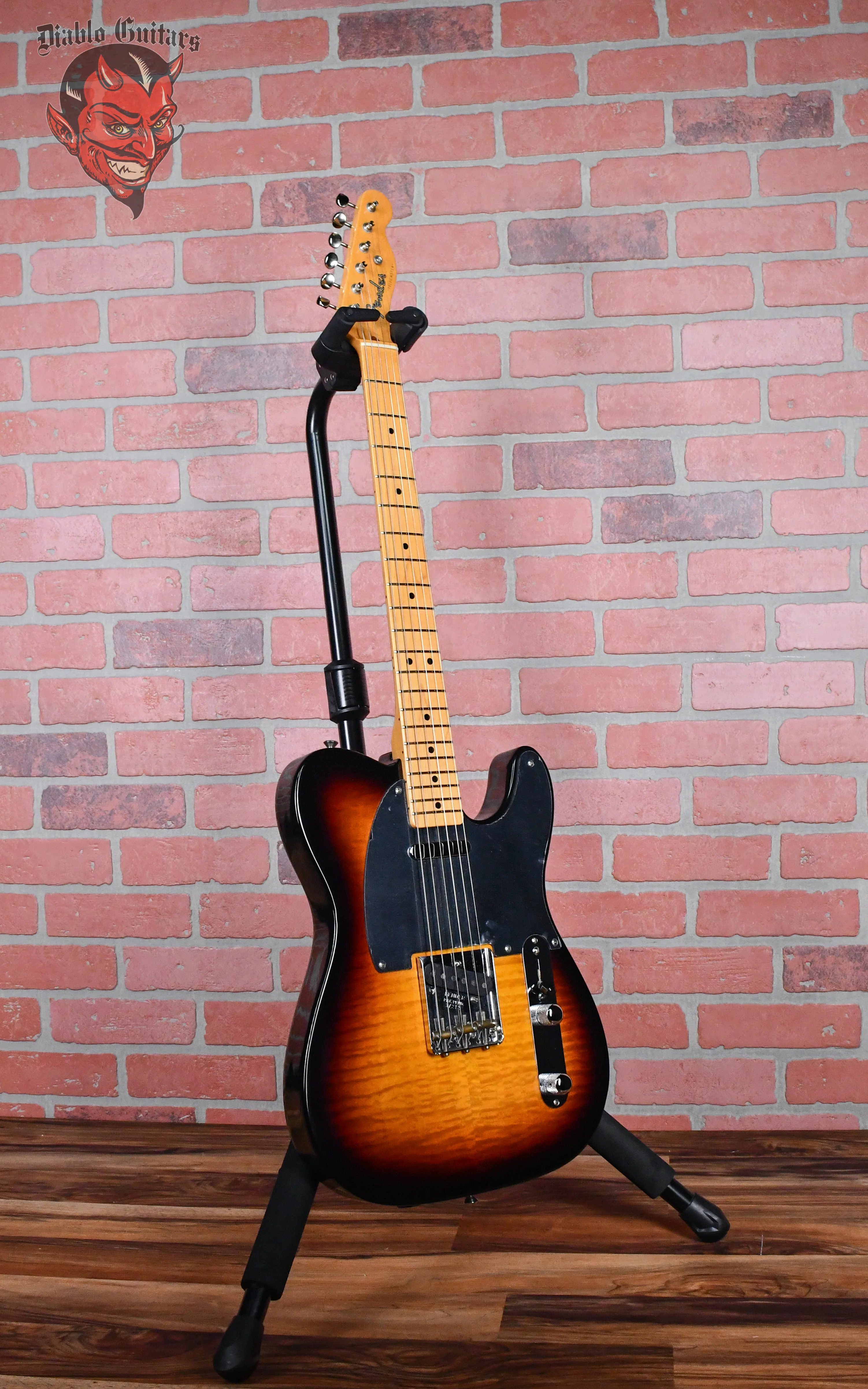 Fender 1952 Reissue Designer Edition Telecaster 1 of 125 Flame Maple Top & Back Antique Sunburst 2000 w/OHSC