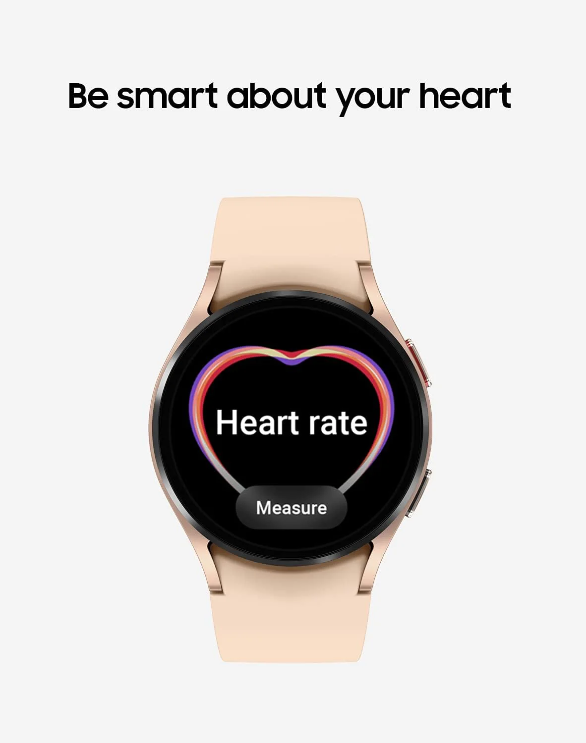 Samsung Galaxy Watch 4 40mm Bluetooth Smartwatch with ECG Heart Rate Monitor, Tracker for Health, Fitness, Running, Sleep Tracking, GPS Fall Detection, SM-R860NZDAXAA, Pink Gold