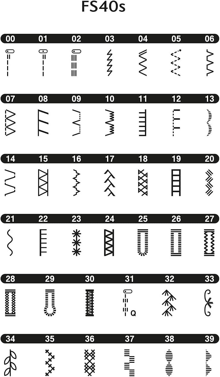 Brother FS40S 40-needle electronic sewing machine