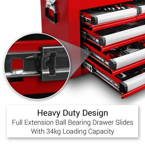 Daytona D520PSKIT 520-Piece Machinery Tool Set with 6-Drawer Cabinet and 7-Drawer Roller Cabinet