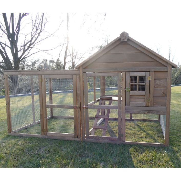 Dehner Lieblinge Hühnerstall Mondalay, hellbraun, ca. B203/H122/T153 cm