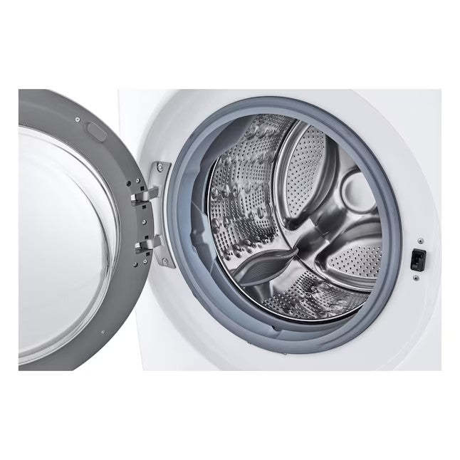 LG 4.5-cu ft High Efficiency Stackable Front-Load Washer (White) ENERGY STAR