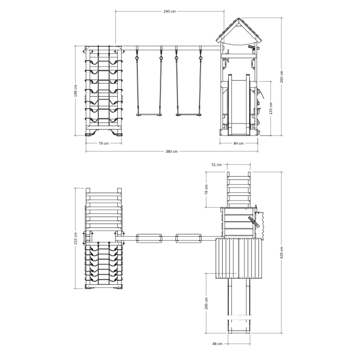 Disney's The Lion King Story climbing frame by Wickey