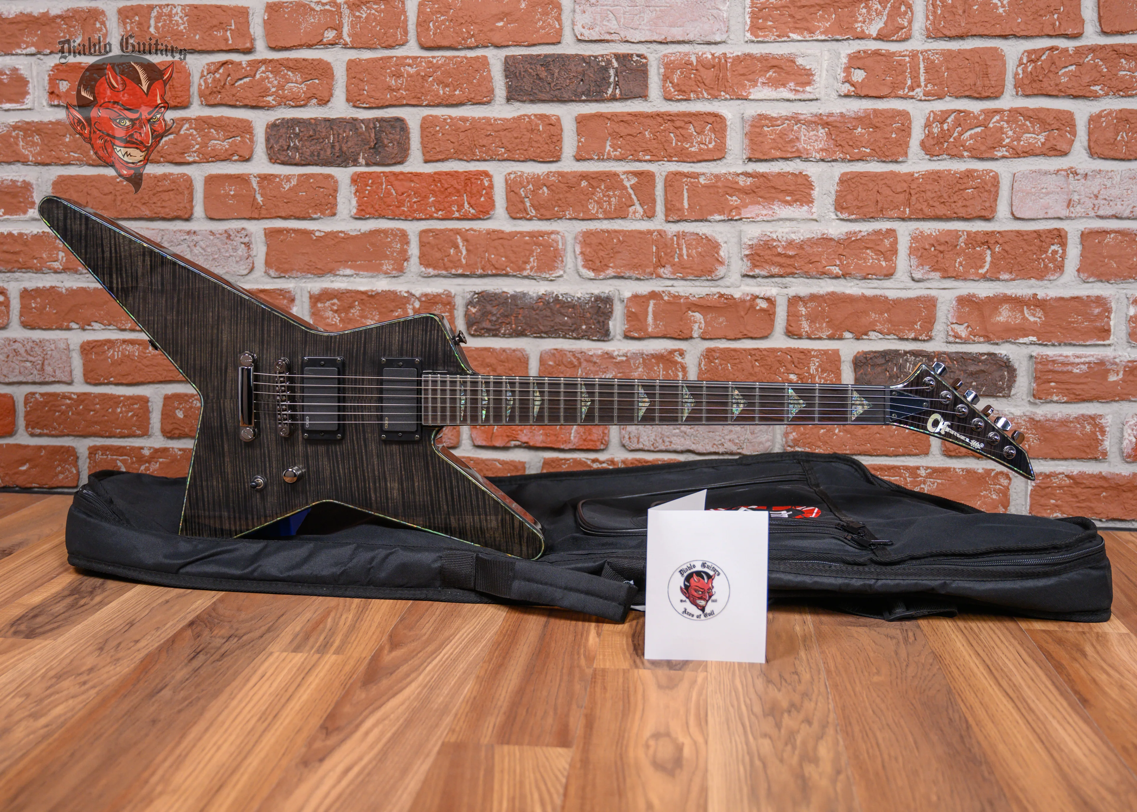 Charvel Desolation Star DST-1 ST Transparent Black 2012 w/Gigbag