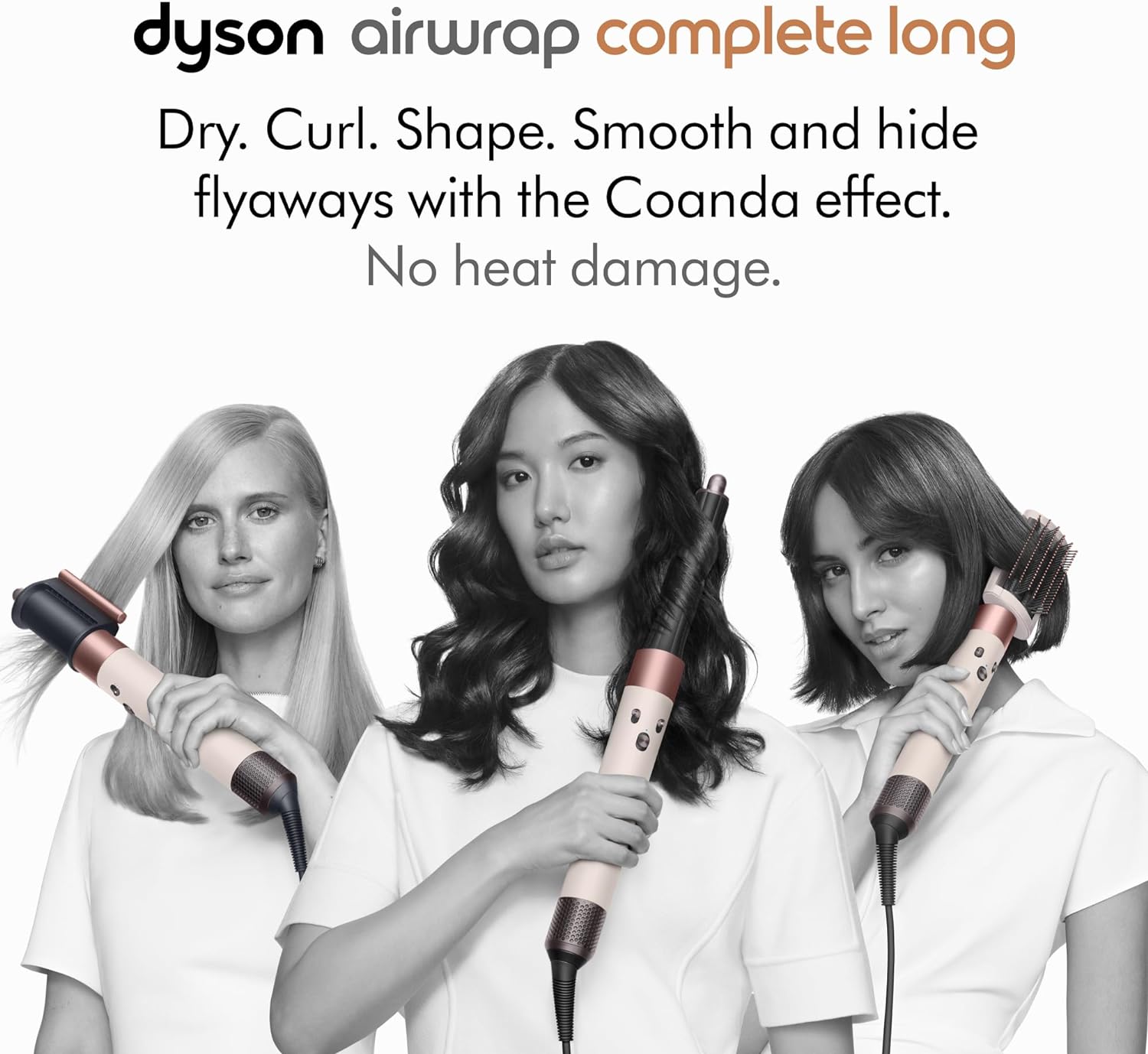 Dyson Airwrap Multi Styler Complete Long HS05 (Ceramic Pink/Rose Gold) - Hair Styler - Limited Edition