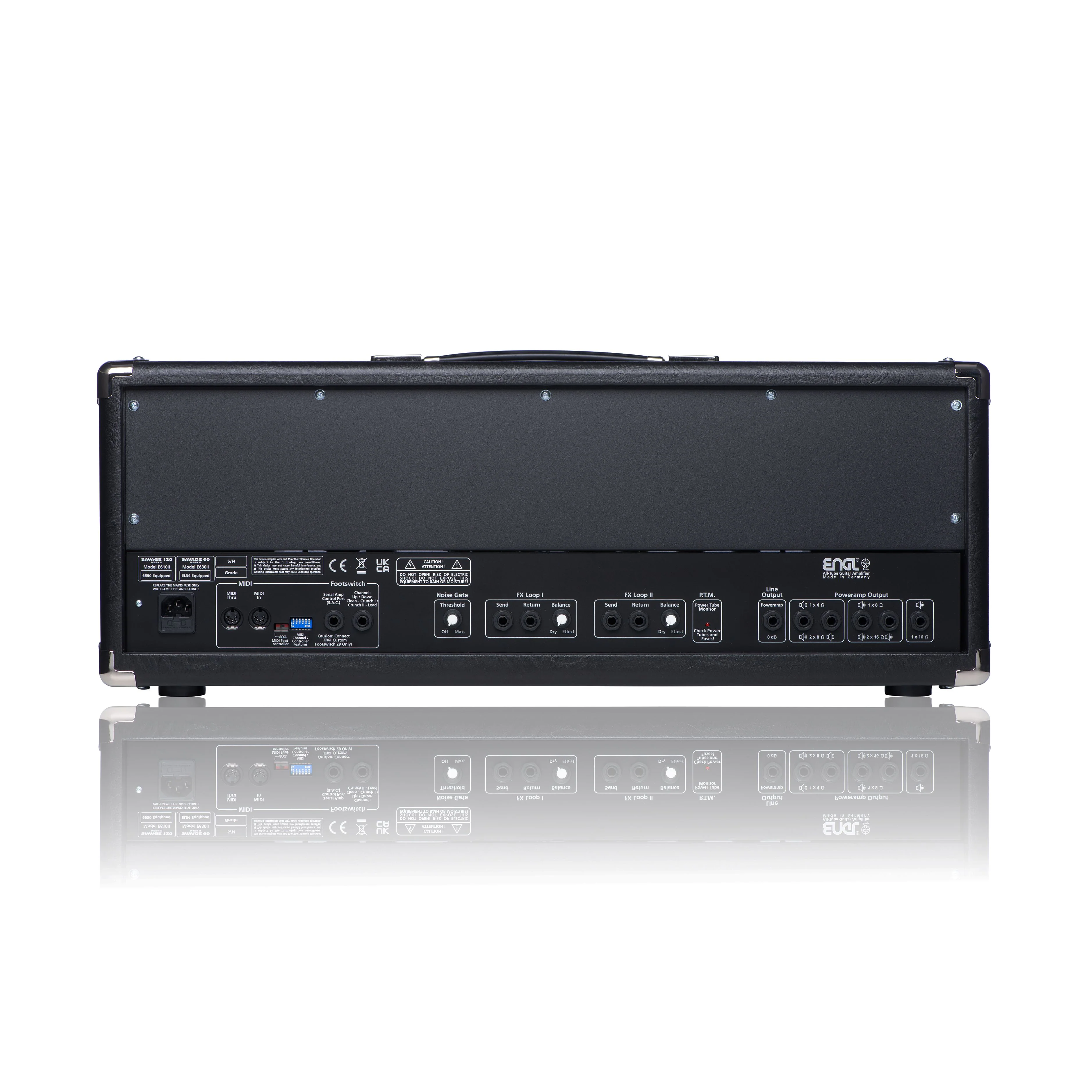 Engl Limited Edition Obscura E-610II-OS Savage 120 MKII  Black Tolex with Red Face Plate and Blue Illumination