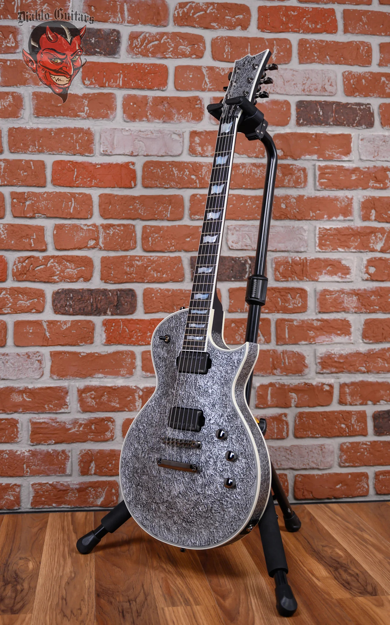 ESP Original Series Eclipse CTM DB Cast Metal Silver 2023 w/OHSC