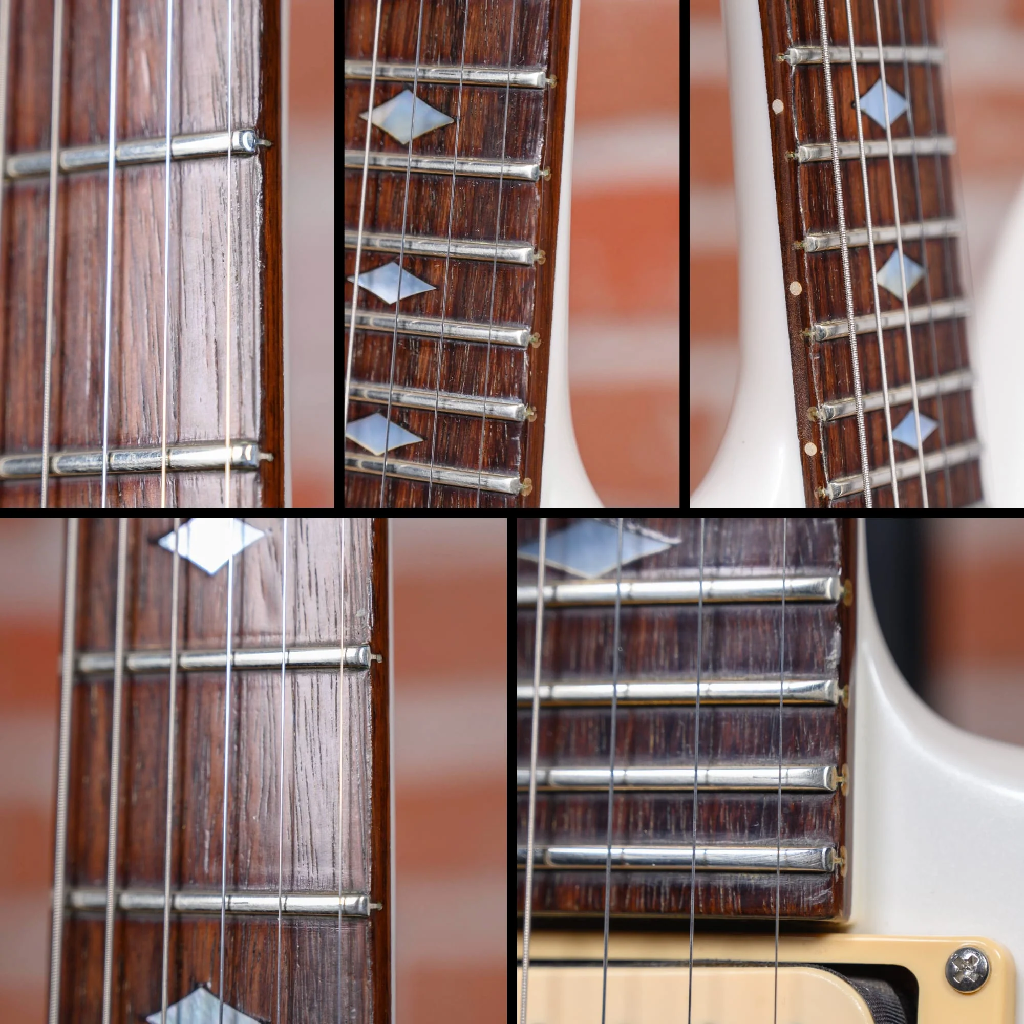 B.C. Rich Mockingbird Deluxe Glitter Rock White 1984 w/OHSC (Refin)