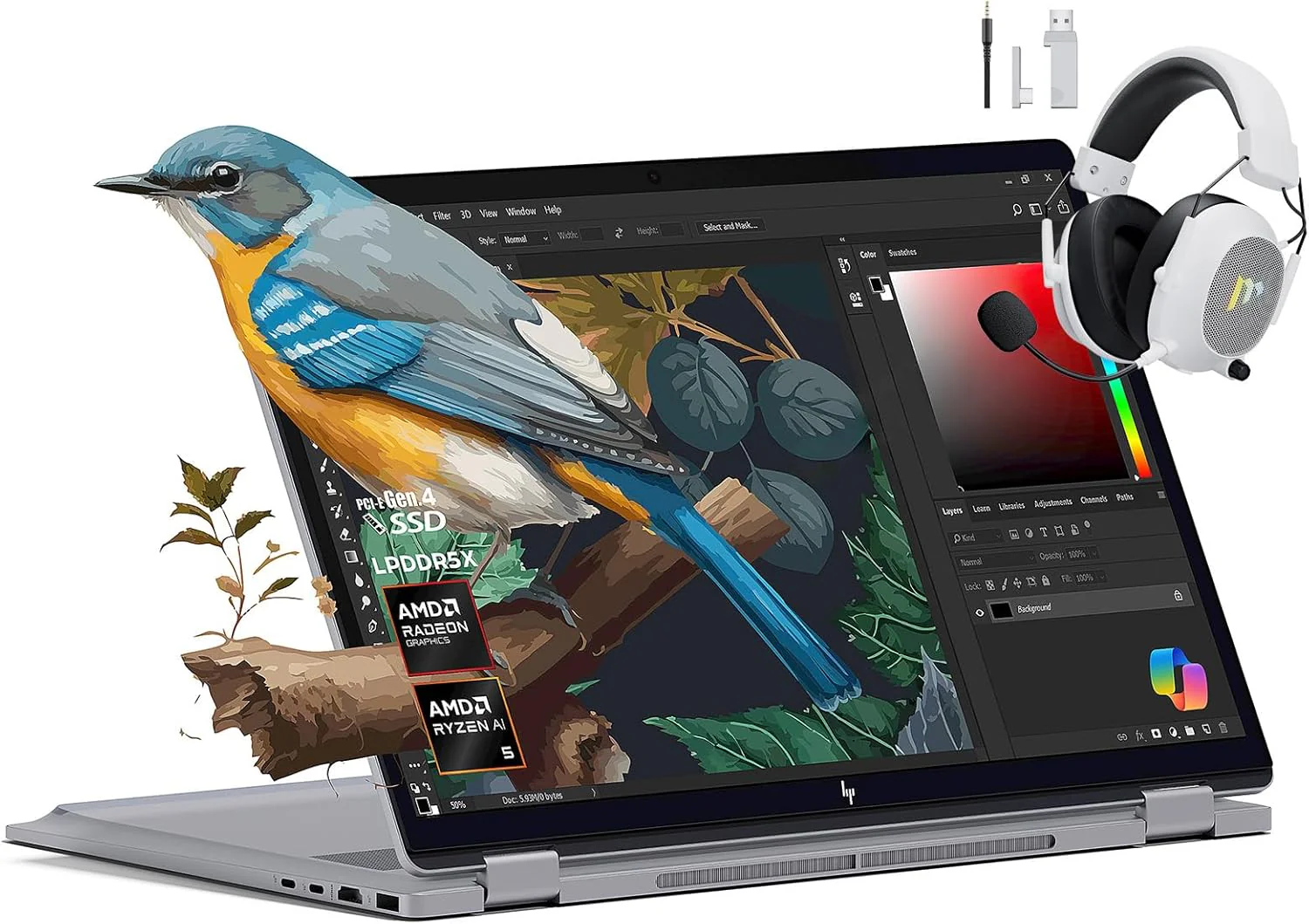 HP 2025 New Envy x360 2-in-1 Laptop, OmniBook X Flip 16