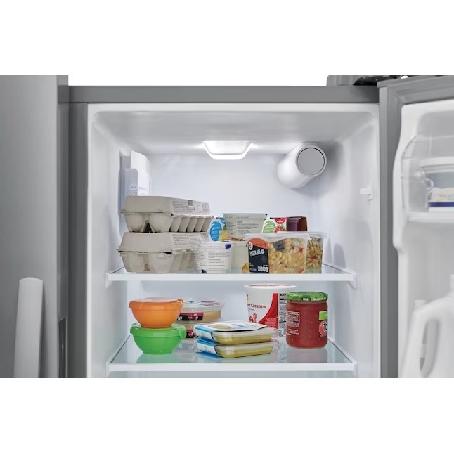 Frigidaire 25.6-cu ft Side-by-Side Refrigerator with Ice Maker (Fingerprint Resistant Stainless Steel) ENERGY STAR