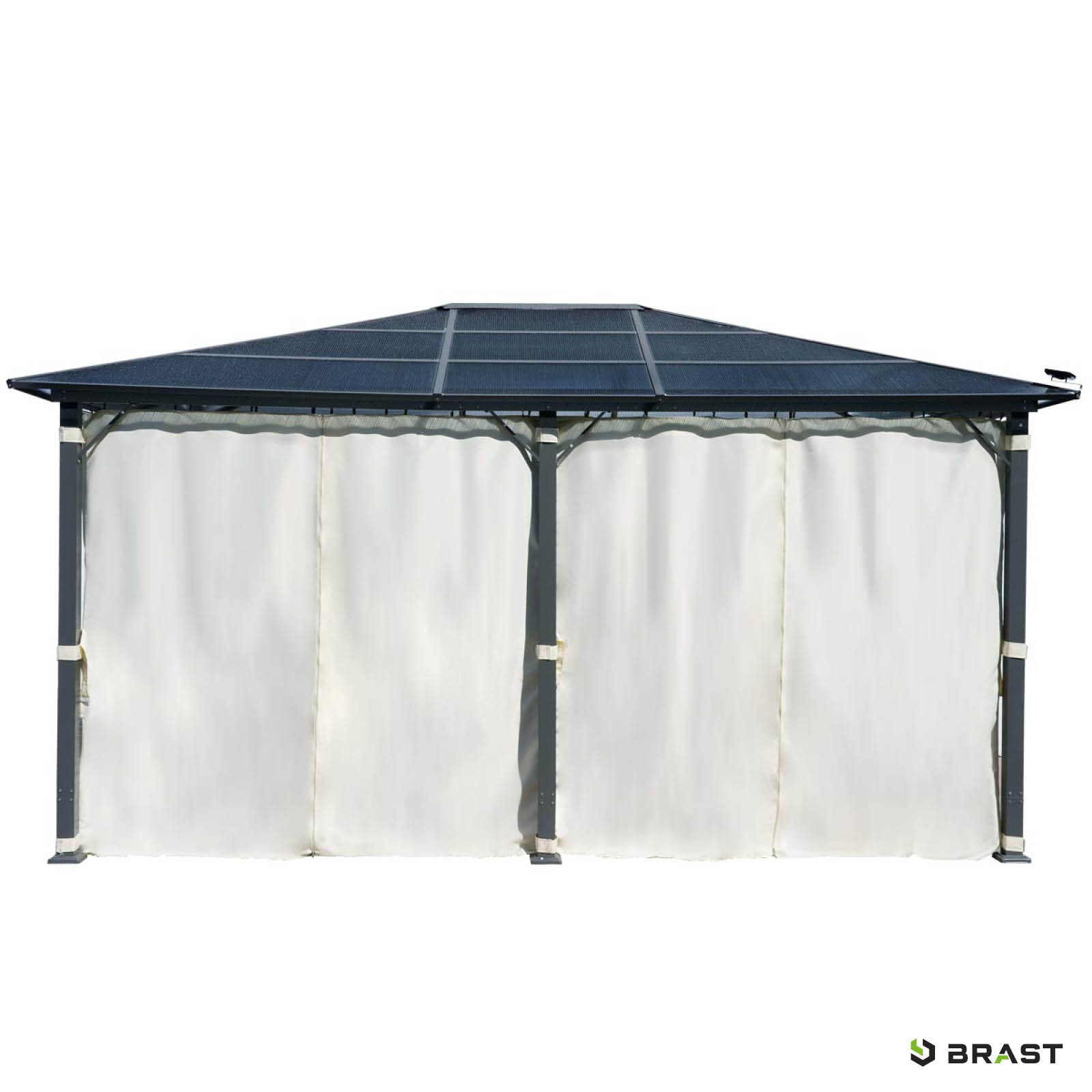BRAST Alu Pavillon PREMIUM 3,6x4,8m beige