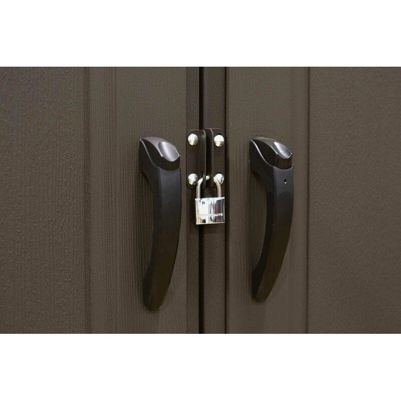 8 ft. W x 15 ft. D Plastic Storage Shed