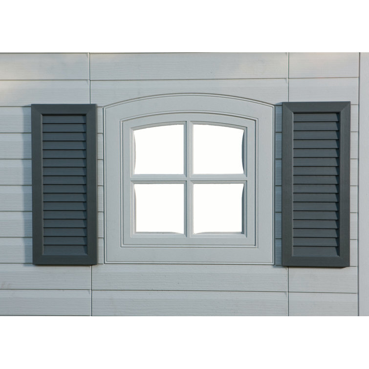 457 cm x 244 cm Geräteschuppen aus Kunststoff