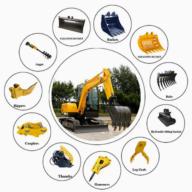 Mini Excavator New Designs Excavator Small Mini Digger Crawler Excavator