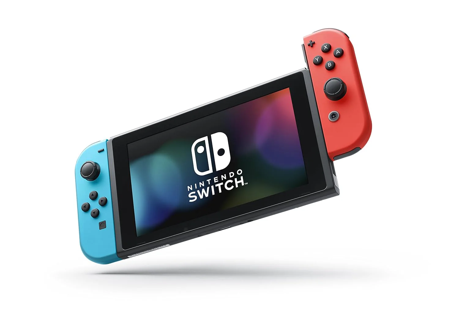 Nintendo Switch w/Neon Blue & Neon Red Joy-Con + Mario Kart 8 Deluxe (Full Game Download) + 3 Month Nintendo Switch Online Individual Membership