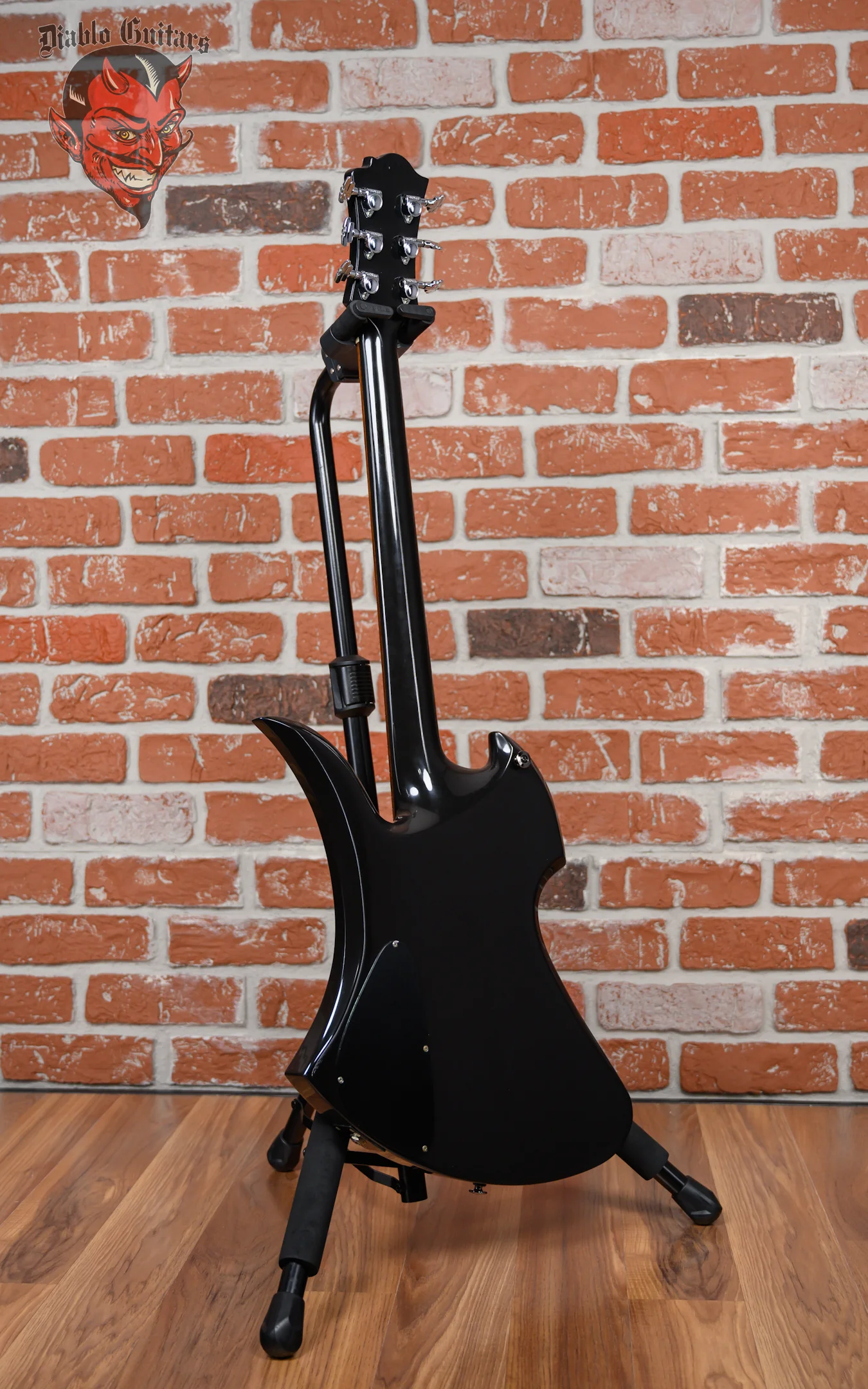 B.C. Rich Limited Edition Mockingbird Standard Kiss Animalize Tour Promotion Black with Kiss Graphic 1983 w/OHSC