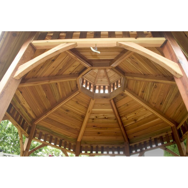 Bayside 10 Ft. W x 10 Ft. D Cedar Patio Gazebo