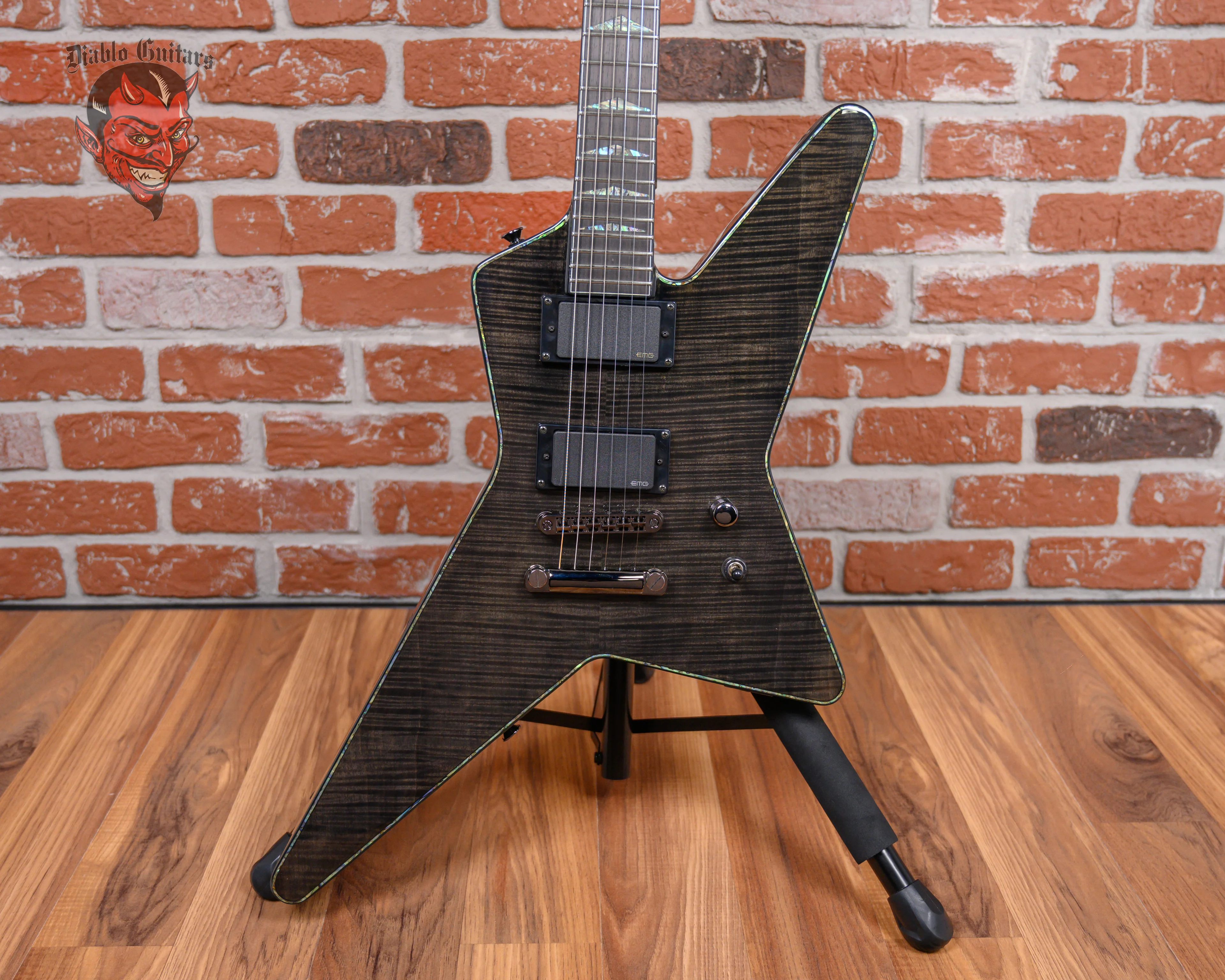 Charvel Desolation Star DST-1 ST Transparent Black 2012 w/Gigbag