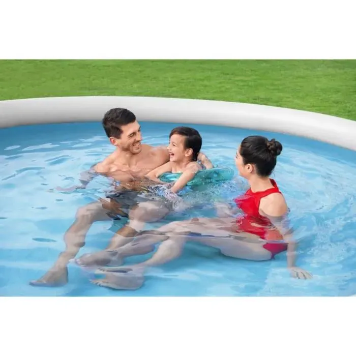 Piscine hors sol Fast Set™ ronde effet rotin 366 x 76 cm