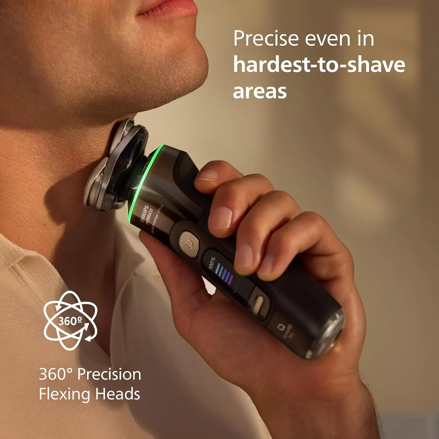 Philips Norelco i9000 Prestige Ultra Shaver with Triple Action Lift & Cut Technology