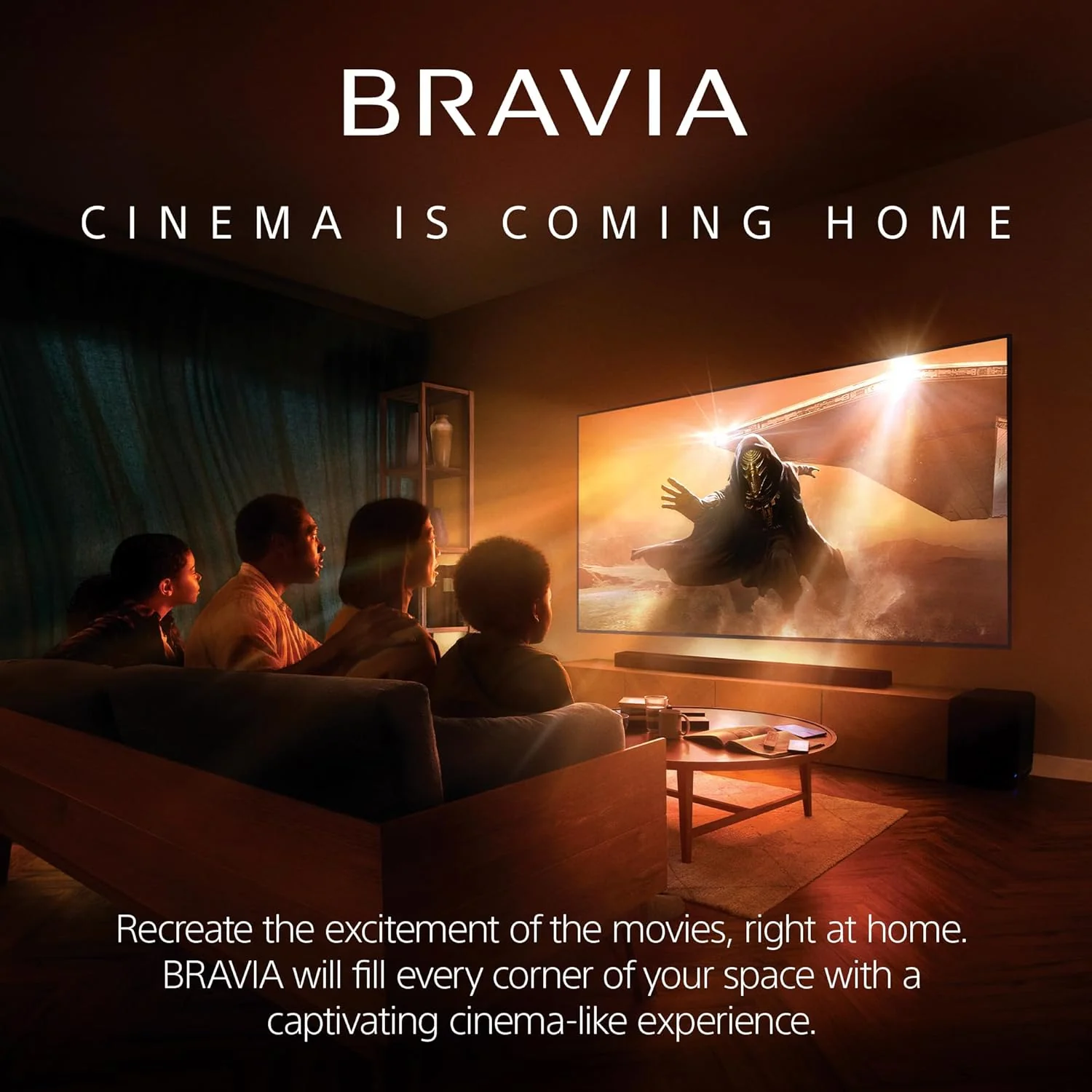 Sony BRAVIA 5 75 Inch TV, Mini LED, 4K Smart Google TV, XR Processor with AI Technology,120hz Television with Dolby Vision/Atmos, Exclusive Features for PlayStation®5, K-75XR50, 2025 Model