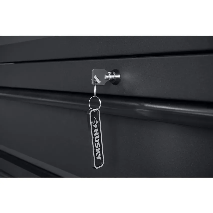 80 in. W 10-Drawer, Deep Combination Tool Chest and Rolling Cabinet Set in Matte Black (3-Piece)