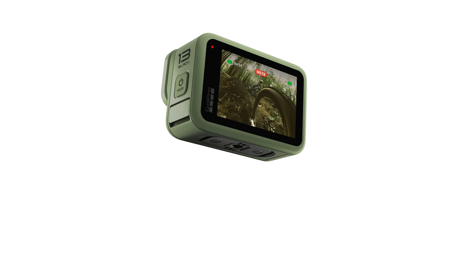 HERO13 Black in Forest Green