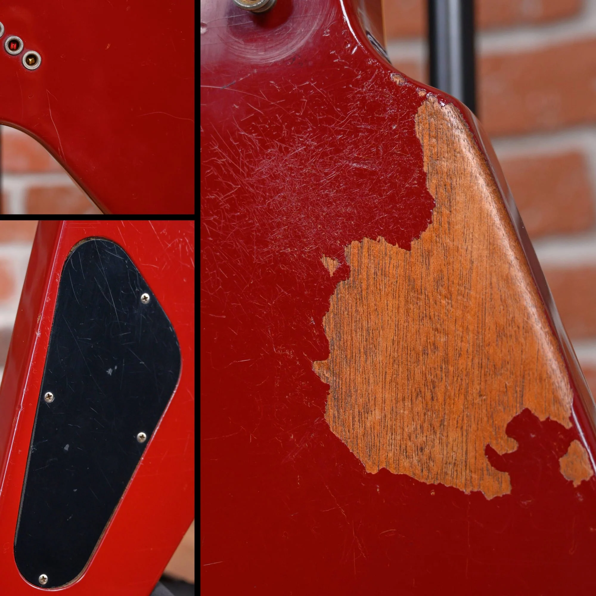 Dean V Cherry 1981 w/Hard Shell Case