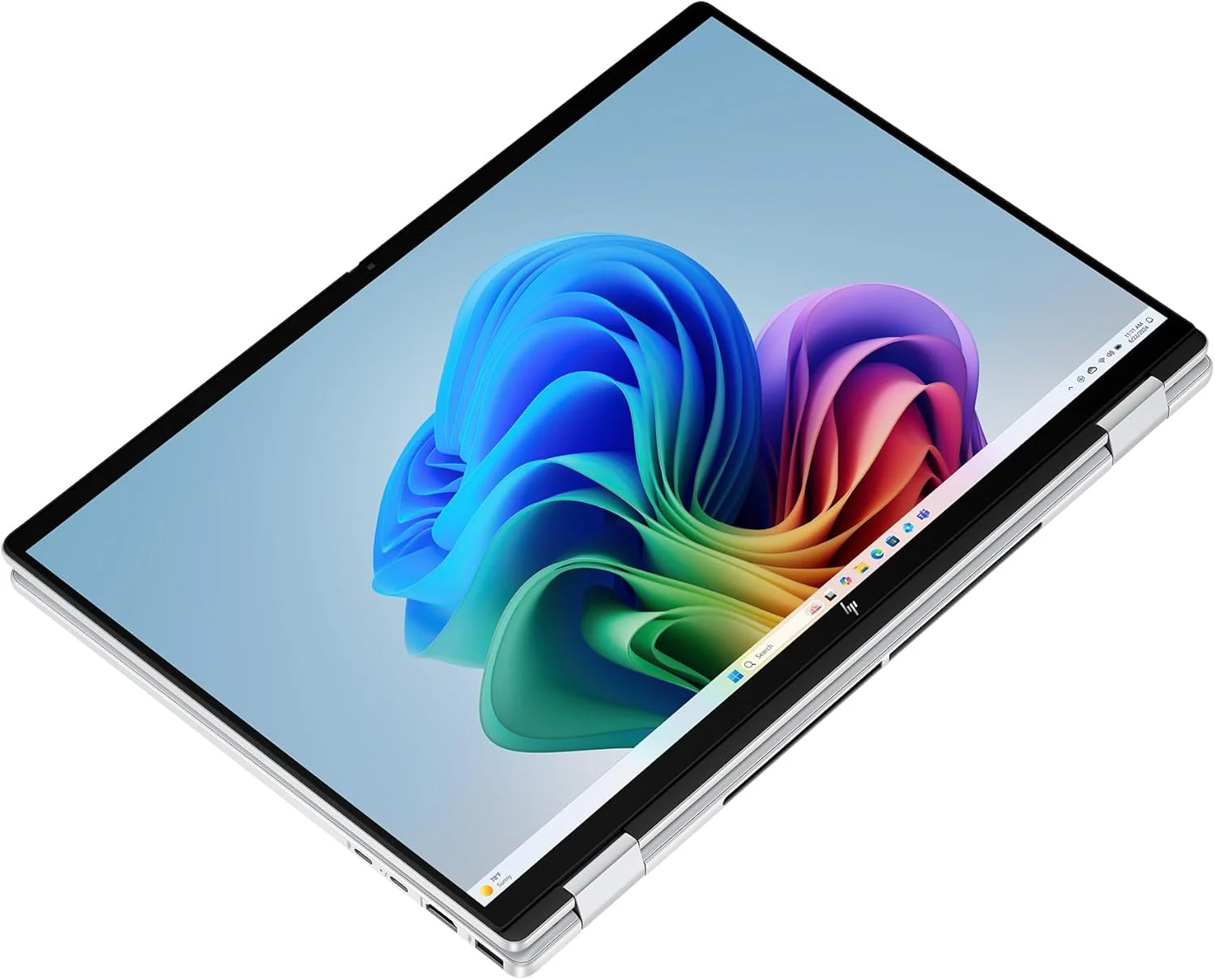 HP OmniBook 7 Flip 16 inch 2-in-1 Next Gen AI PC, 3K OLED 120Hz Touchscreen Display, Intel Core Ultra 7 258V, 32 GB RAM, 1TB SSD, Intel Arc 140V GPU, Pen, Windows 11 Home, Copilot+ PC, Glacier Silver