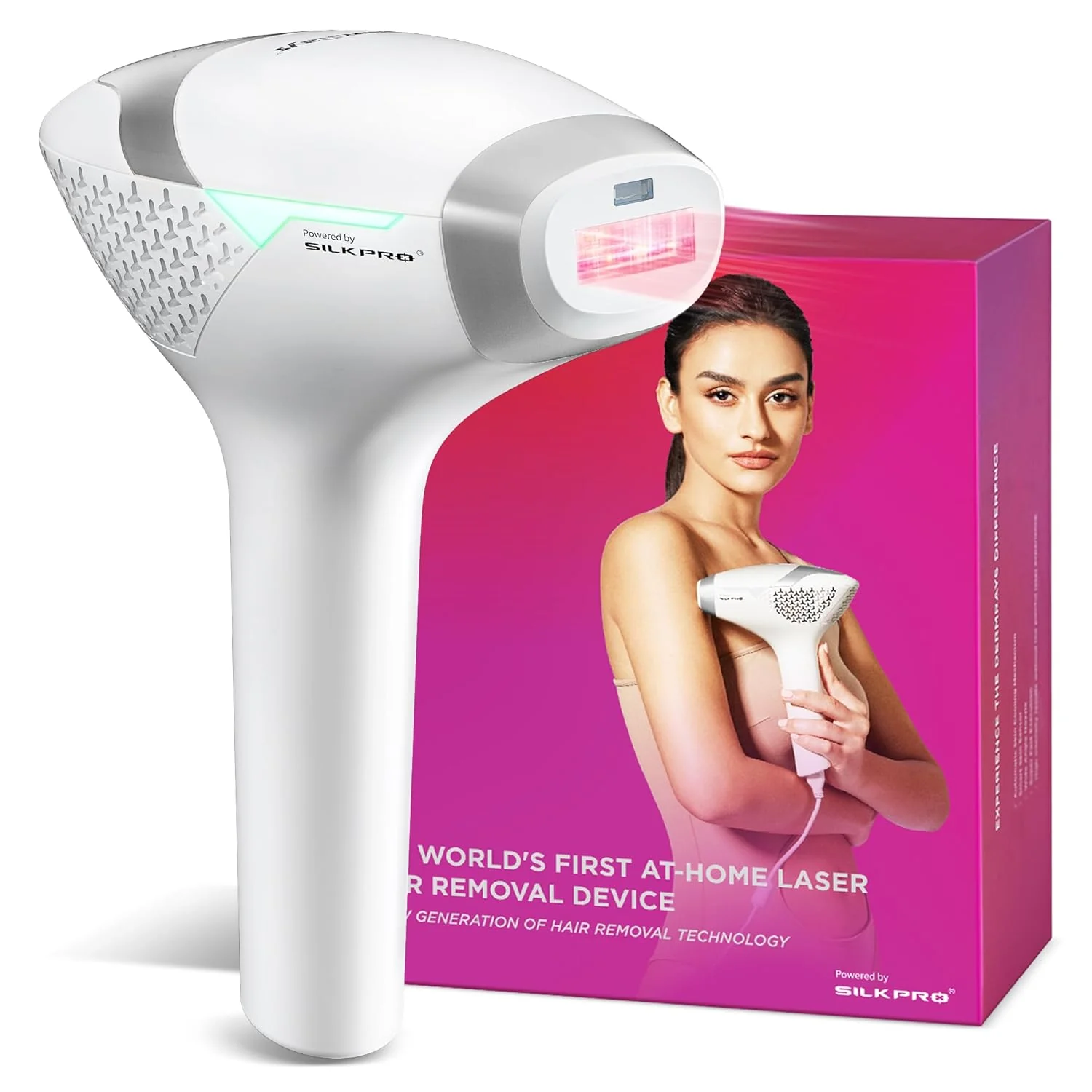 DermRays Laser Hair Removal for Women and Men, V4S for Skin Tone 1-5, Permanent Reduction in Hair Regrowth, The World's First FDA-cleared Home-use Wide-Angleﾠ810nm Laser Hair Removal Device.