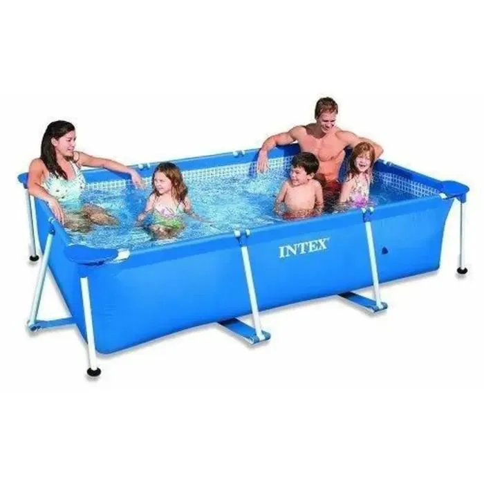 Intex - 28270NP - Piscine metal frame junior rectangulaire tubulaire 2,20 x 1,50 x 0,60m