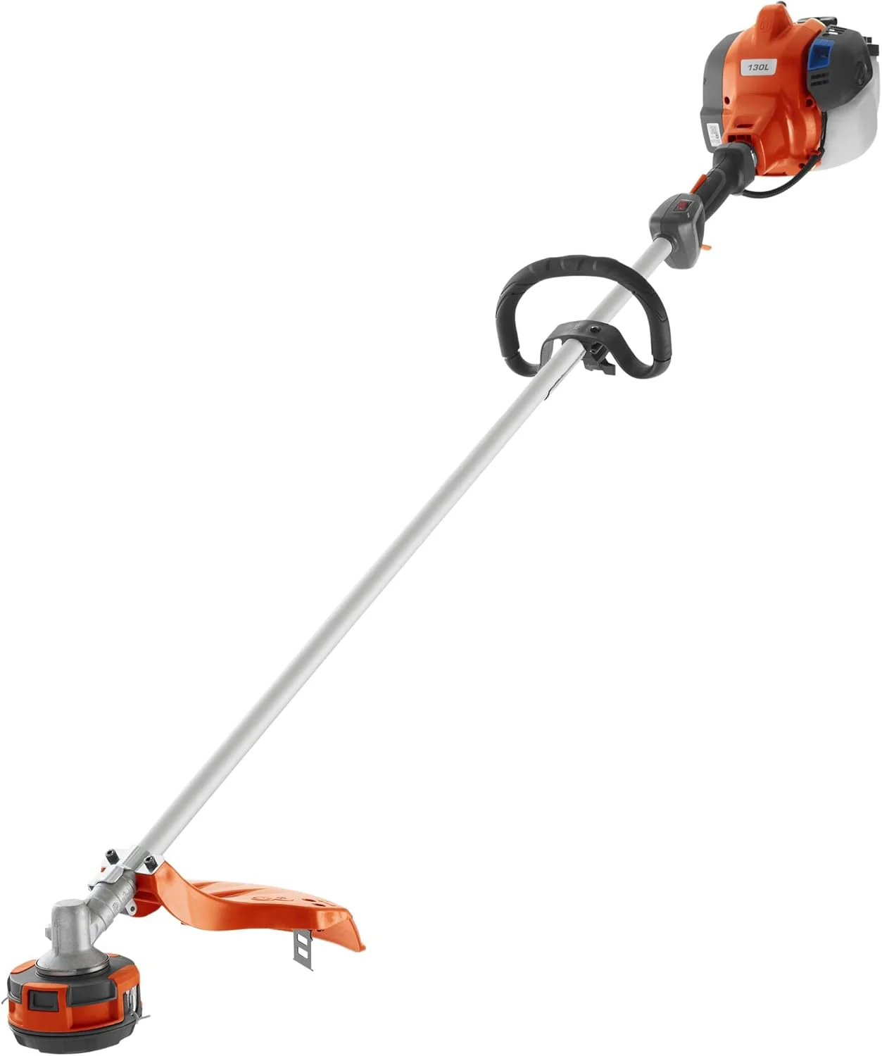 Husqvarna 130L Gas String Trimmer, 28-cc 2-Cycle, 18-Inch Straight Shaft Gas Weed Wacker with Rapid Replace Trimmer Head for Seamless String Reloading