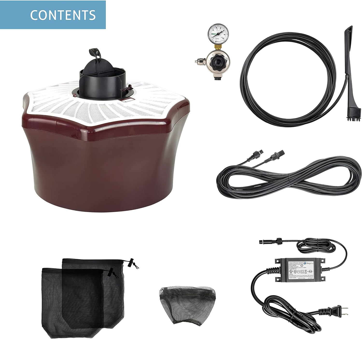 BIOGENTS Mosquitaire CO2 Mosquito Trap + BG-Sweetscent Lure & CO2 Set • Effective Against All Species • Trap, Lure & Booster For Outdoor & Patio