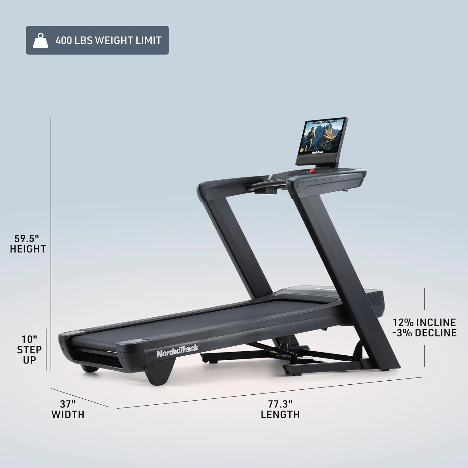 NordicTrack Commercial Series: Premium Foldable Treadmills, Incline & Decline, iFIT Membership Required to Access iFIT Content & Features