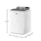 5.2 cu. ft. Smart Capable White Top Load Washing Machine with Extra Power, ENERGY STAR
