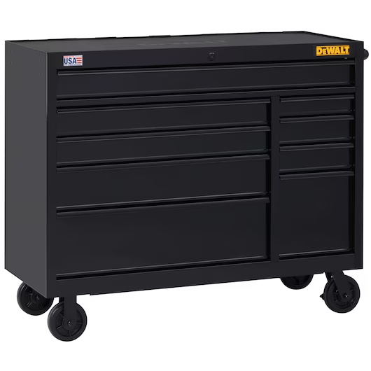 DEWALT DWST25292 700S 52" WIDE 9-DRAWER CABINET, BLACK