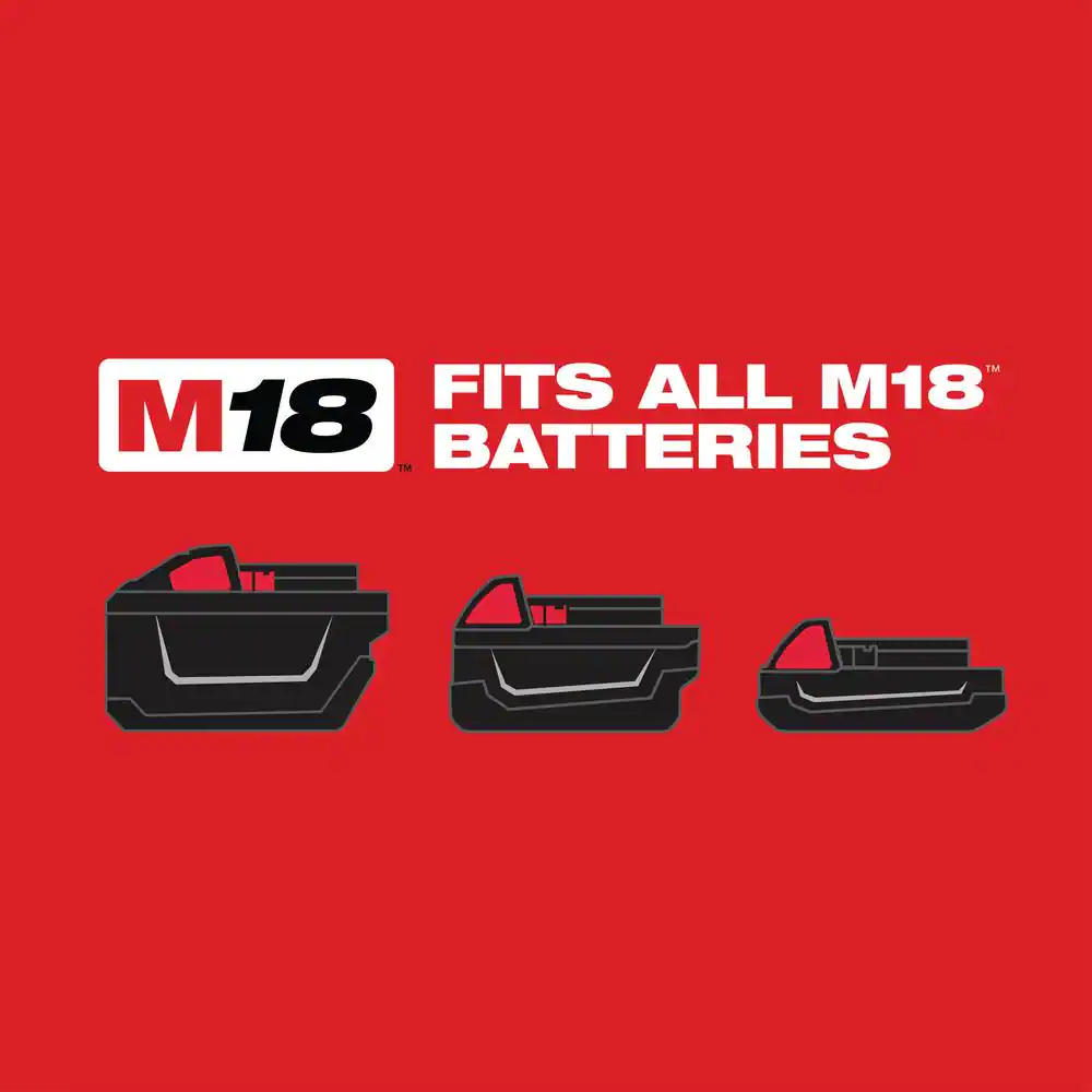 M18 FUEL 18V Lithium-Ion Brushless Cordless 1/2 in. Impact Wrench w/Friction Ring Kit w/One 5.0 Ah Battery and Bag