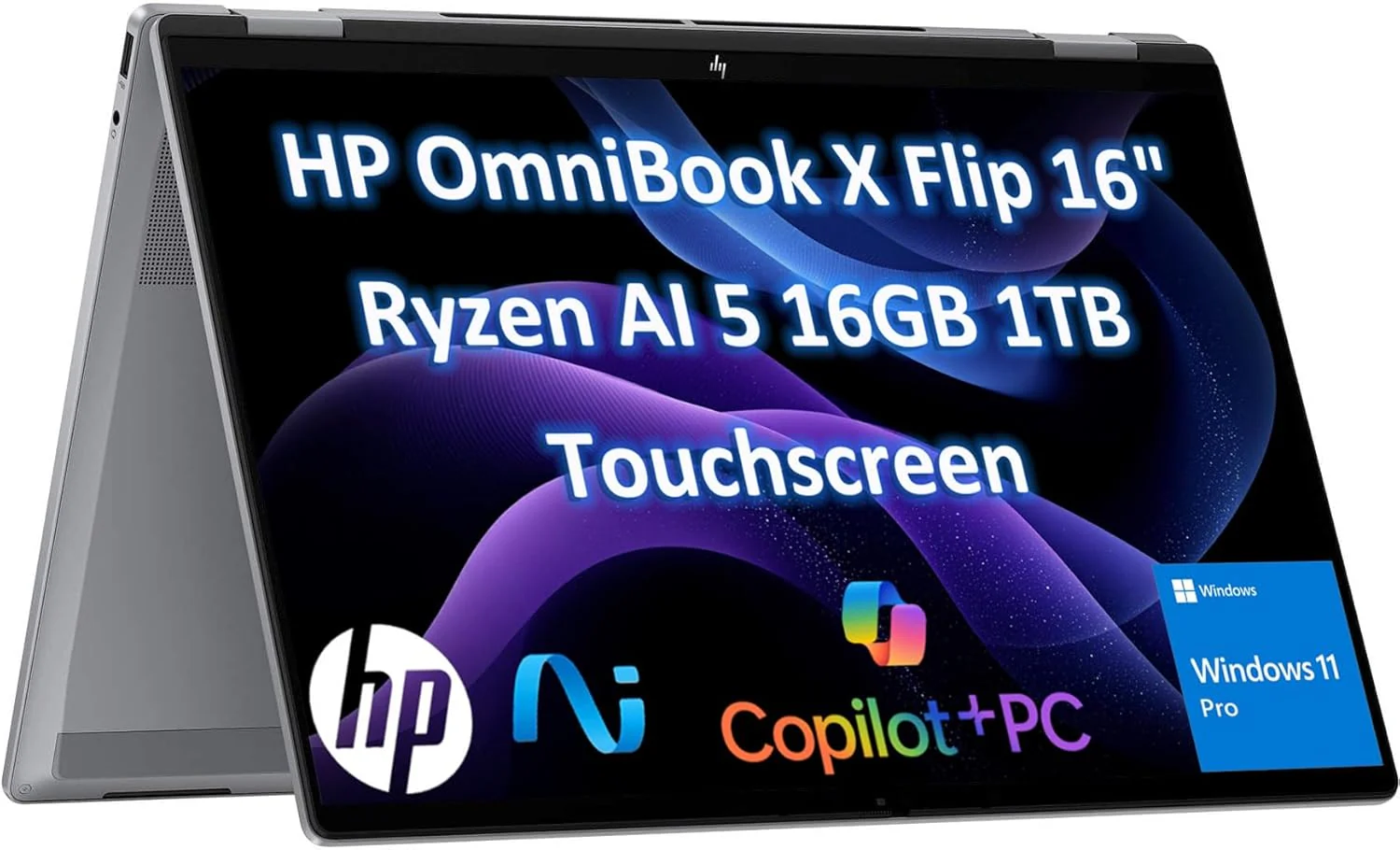2025 HP OmniBook X Flip (Next Gen Envy x360) 2 in 1 Touchscreen Laptop (16