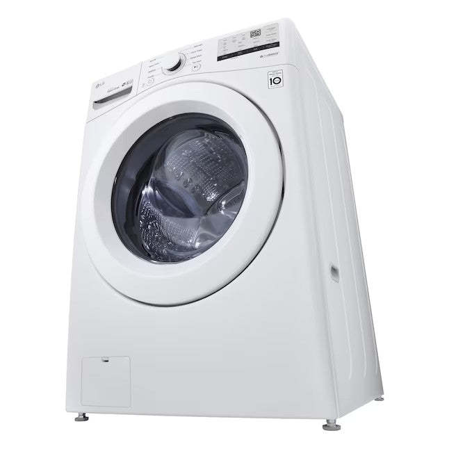LG 4.5-cu ft High Efficiency Stackable Front-Load Washer (White) ENERGY STAR