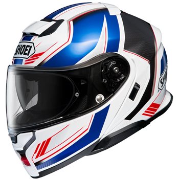 Shoei Neotec 3 Grasp TC10 Flip Front Helmet (White|Blue)
