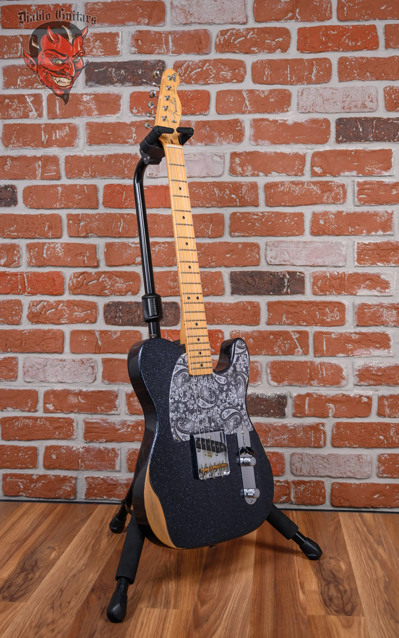 Fender Brad Paisley Road Worn Esquire Black Sparkle 2021 w/Fender Gigbag