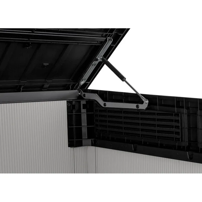 Premier Jumbo 4' 7.5" wide x 2' 8.3" deep resin horizontal trash shed