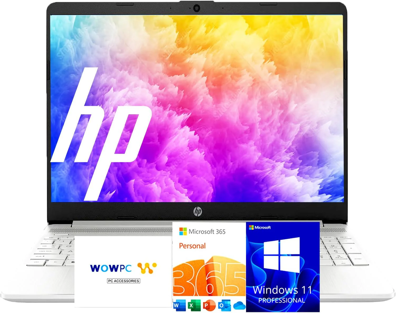 HP 2025 Latest 15.6'' Limited Edition with Microsoft Office 365, Powerful Intel 4-core Processor, 16GB RM, 512GB, 15.6