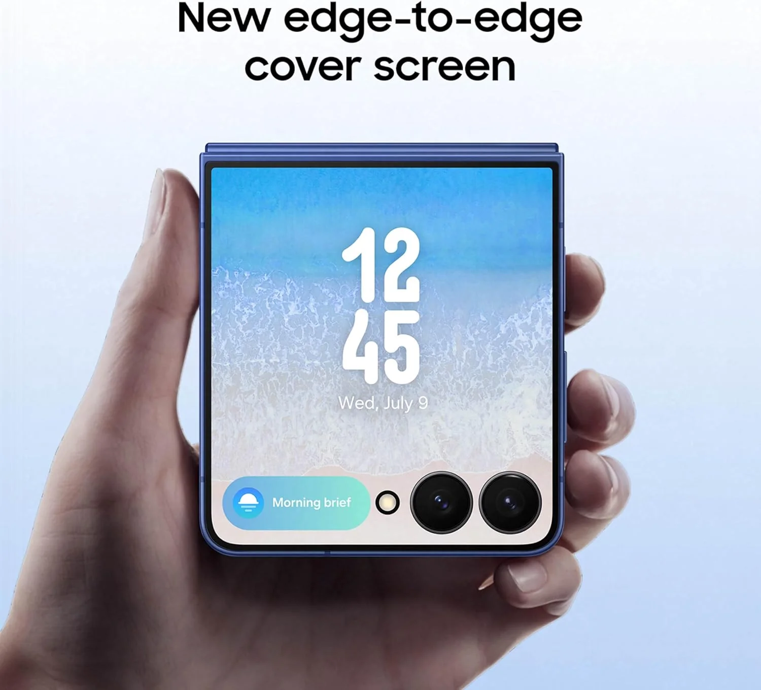 Samsung Galaxy Z Flip7 Cell Phone, 256GB AI Smartphone, Unlocked Android, high-res 50 MP Camera, Powerful Processor, Long Battery Life, 2025, US 1 Yr Manufacturer Warranty, Blue Shadow