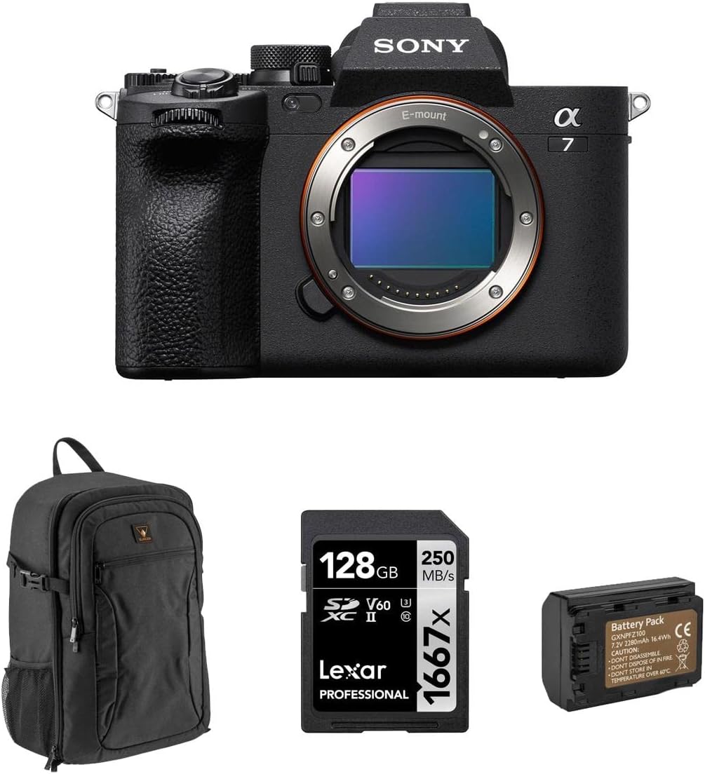 Sony Alpha a7 IV Full Frame Mirrorless Interchangeable Lens Digital 4K Camera