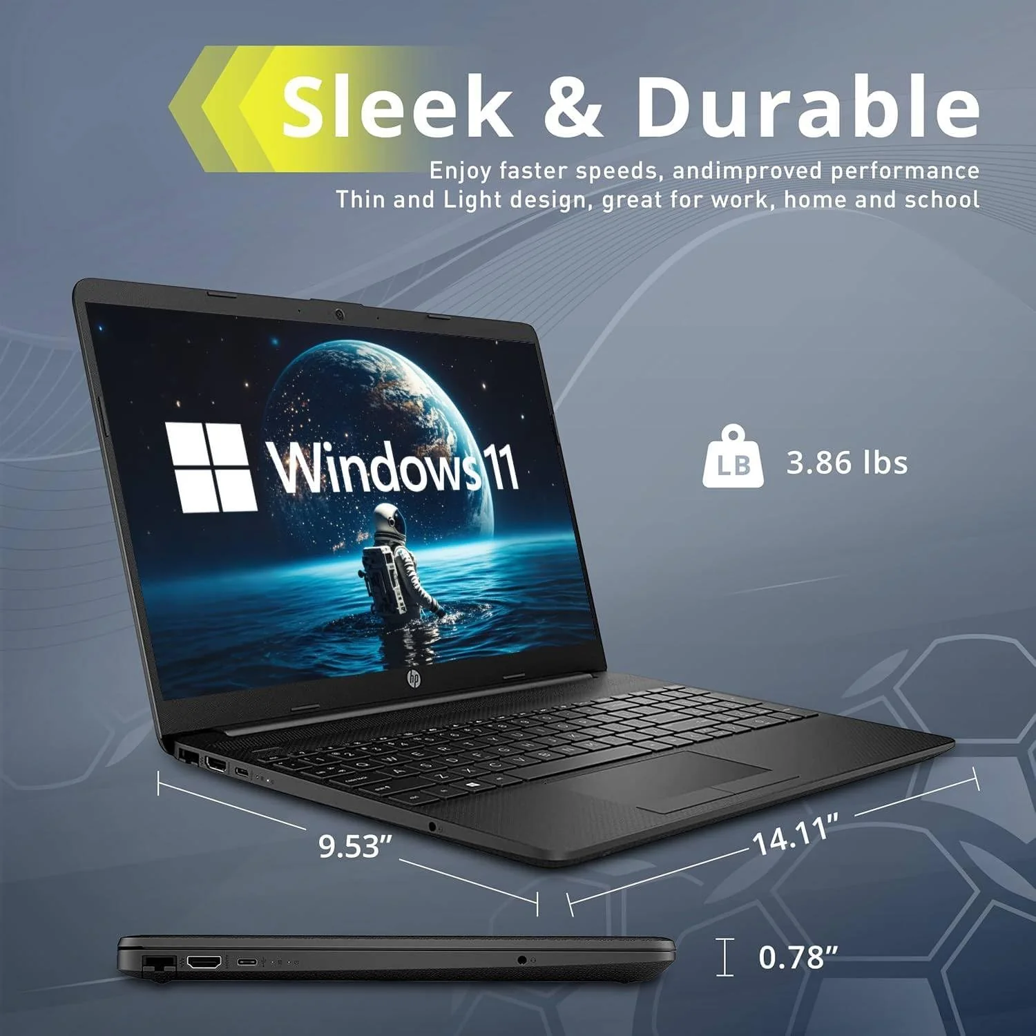 HP 2025 Latest 15.6'' FHD Business Laptop, Intel 6 Core i3-1315U (Beat i5-1135G7), 16GB RAM, 512GB PCIe SSD,IPS Display, Ultra Quiet Design, Long Battery Life, Windows 11 Pro, WOWPC Recovery USB