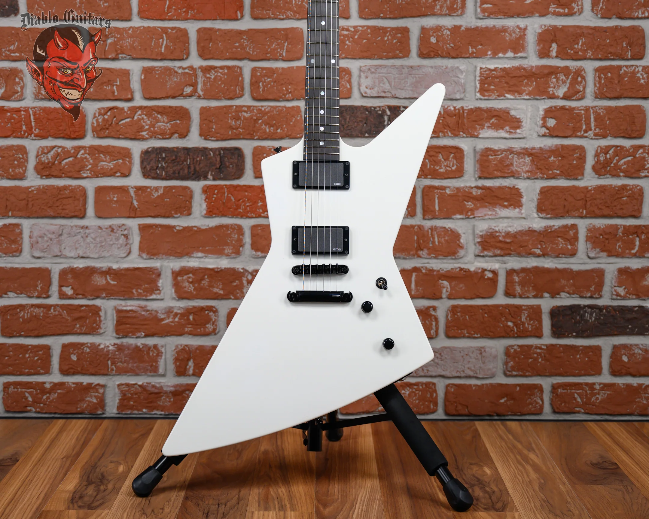 ESP MX-2 Custom Kiso Snow White 2014 w/Hardshell Case